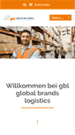 Mobile Screenshot of gbl-logistics.de